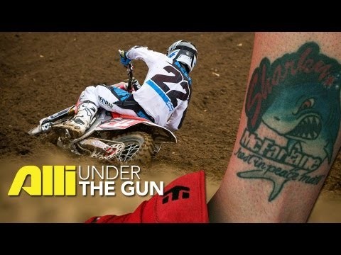 Alli Motocross Videos - Under The Gun: Chad Reed Ankle Tattoo in Memory of 