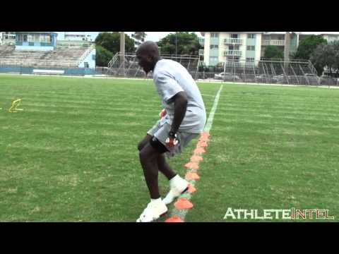 Chad Ochocinco footwork drills - AthleteIntel