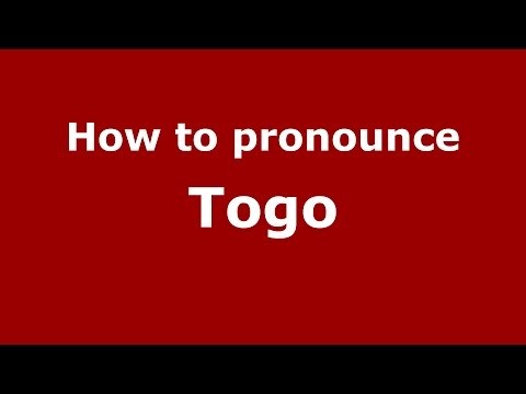 How to pronounce Togo (Italian/Italy)  - PronounceNames.com