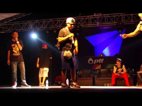 (Beatbox) Thailand K-Battle 2012 - Quarter Final - Pote VS Harley VS Triple