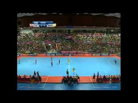 Brazil 3 x 2 Spain   Goals   Fifa World Cup Futsal   Thailand 2012