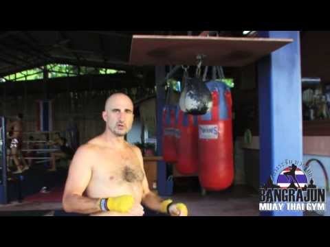 Bangrajun Muay Thai Gym - Phuket Thailand - Speed Bag Tutorial