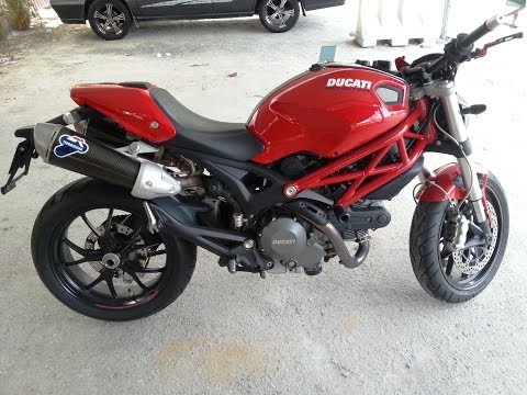 Ducati Monster 796 With Termignoni Carbon & Rizoma Walkaround & Exhaust Sou