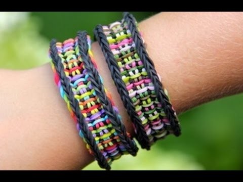 Rainbow Loom Nederlands - Tybee Bracelet 2-1 - Loom bands