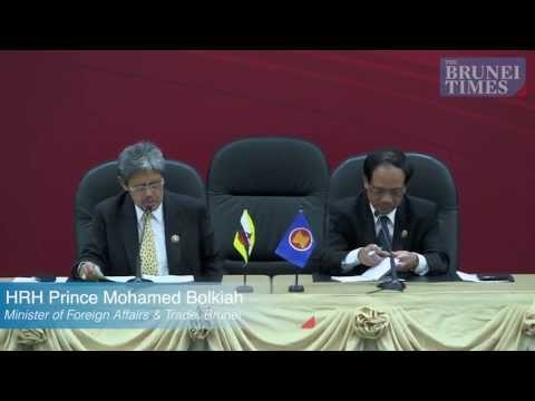HRH Prince Mohamed Bolkiah closes the AMM in Brunei