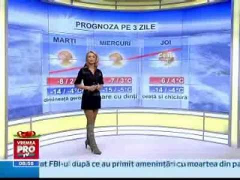Weather Girl - Romanian Women TV Presenters Roumania
