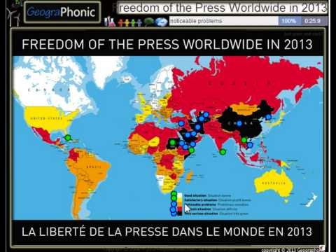Freedom of the Press Worldwide in 2013