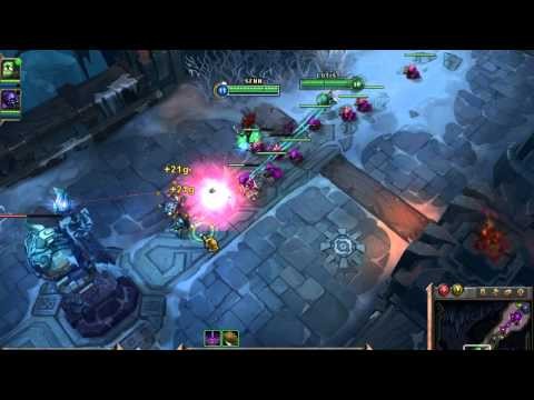 Katarina in 3vs4 Howling Abyss