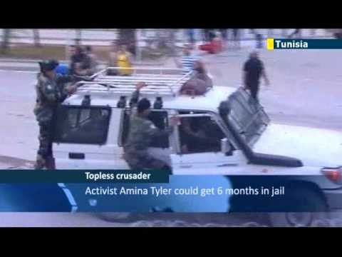 Tunisian female activist arrested