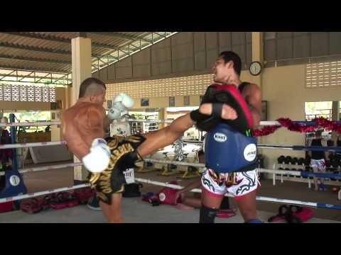 Gaston "Tonga" Reyno Training at Sinbi Muay Thai and Fight Highli
