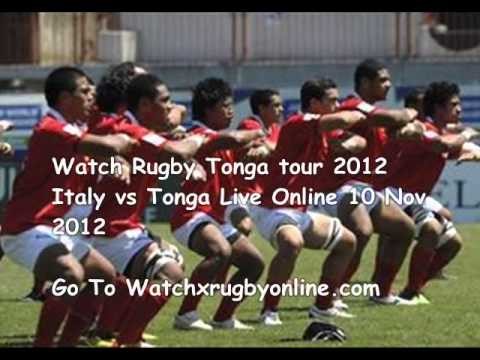 Rugby Tonga tour Match Italy vs Tonga Live Sat 10 Nov