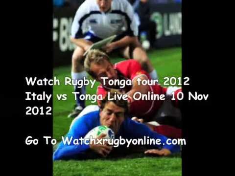 Tonga tour 2012 Rugby Live Online