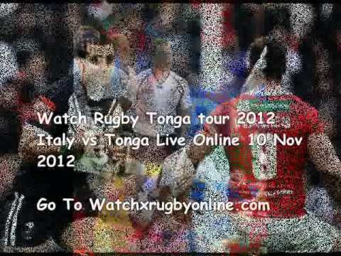 Italy vs Tonga Rugby Live Online