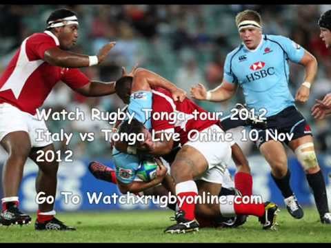 Rugby Tonga tour Italy vs Tonga Live Online Sat 10 Nov