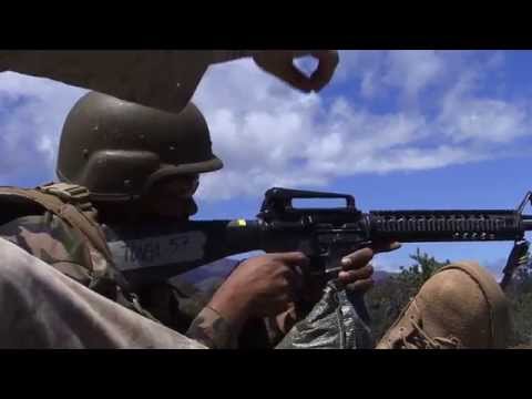 Royal Tongan Marines Marksmanship Training