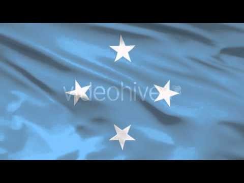 Oceania Continent Country Flags  - cinema 4d project