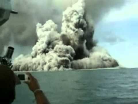 Eruption volcanique sous marine aux Ã®les Tonga