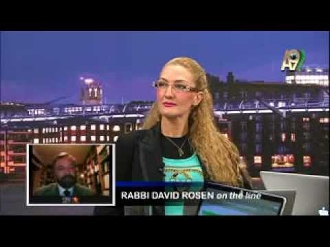 RABBI DAVID ROSEN BEING TALKED ABOUT RELATIONS IN BETWEEN ISRAEL & TURKEY.f
