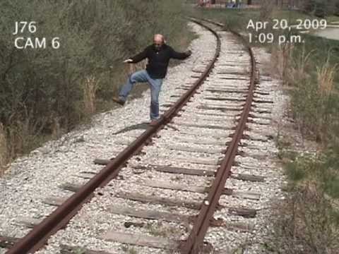 MAN HIT BY TRAIN