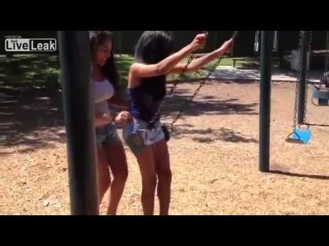 Swing String Pull : That girl has got flossed real well