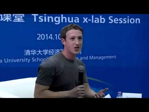 Mark Zuckerberg   Speaking Mandarin Q&A in Chinese at Tsinghua University i