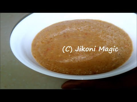 African Peanut Sauce Recipe- Basic Peanut sauce - Jikoni Magic