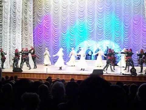 Georgian dance troupe performing at Kerch