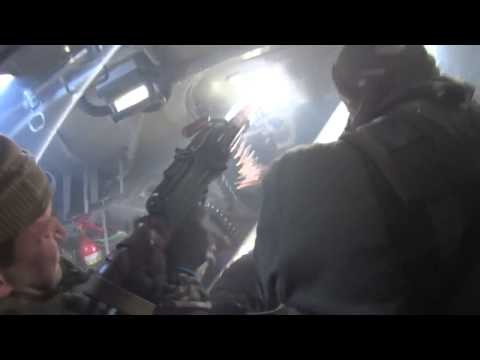 Ukraine War - Militia DNR shooting from inside APC during battle