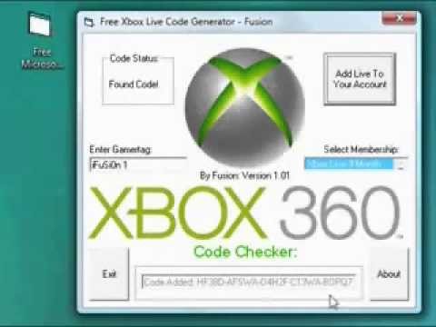 xbox live code generator free point ever best :P