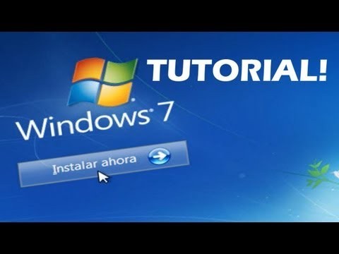Tutorial: \Como instalar y formatear windows 7 en espaÃ±ol\