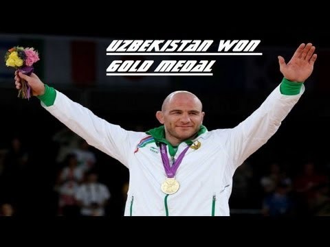 Men's 120kg Freestyle Wrestling Uzbekistan won Gold Medal in London Olympic