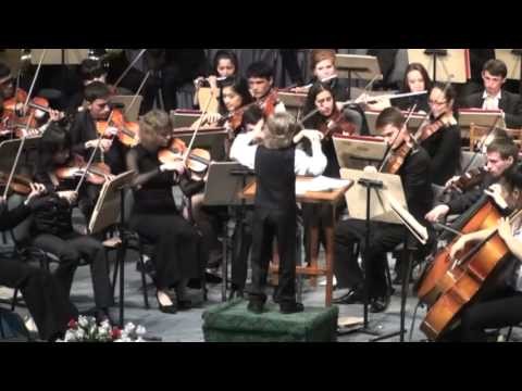 Edward Yudenich nen de 7 anys dirigint orquestra