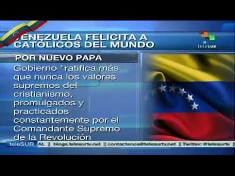 Gobierno de Venezuela saluda elecciÃ³n del Papa Francisco
