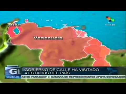Gobierno de Calle venezolano ha visitado 4 estados del paÃ­s