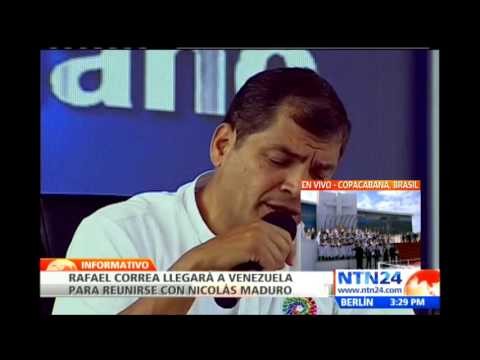 Rafael Correa se reunirÃ¡ con NicolÃ¡s Maduro para evaluar relaciones bilat