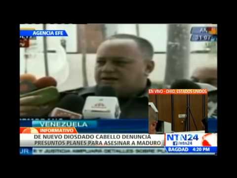 Diosdado Cabello insiste en plan de Uribe y Luis posada Capriles para asesi
