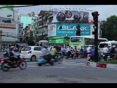 Vietnam: Ho Chi Minh Scooter Traffic Time-Lapse