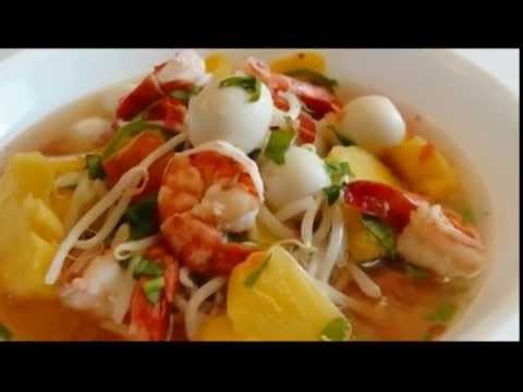 Vietnamese Style Sour Soup with Shrimp Recipe