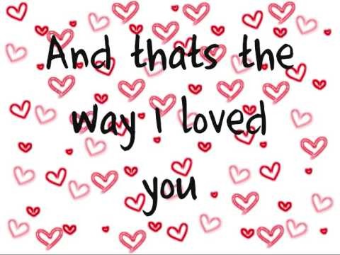 Taylor Swift - The Way I Loved You (w/lyrics) [HQ]