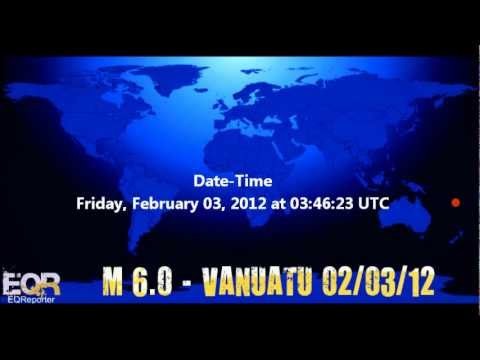 M 6.0 EARTHQUAKE - VANUATU 02/03/12
