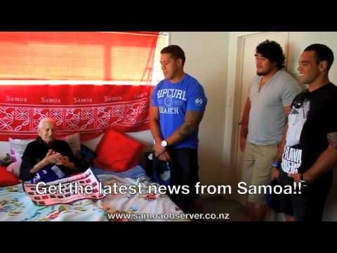 Manu Samoa Captains visits Fans!!