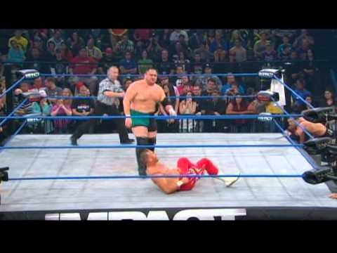 Samoa Joe & Magnus vs Robbie E & Douglas Williams