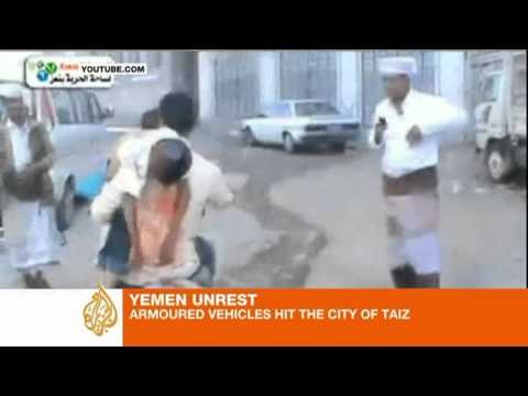 Yemen troops kill 11 anti-government protesters in Taiz