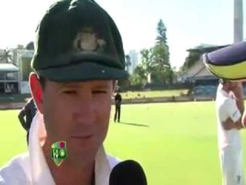 Ricky Ponting post match interview