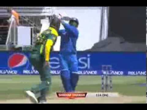 India vs South Africa Champions Trophy 2013  Shikhar Dhawan 114 Highlights 
