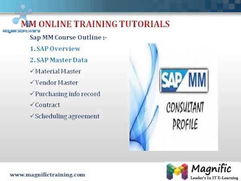 Sap Material ManagementMM Online Training In SOUTHAFRICA
