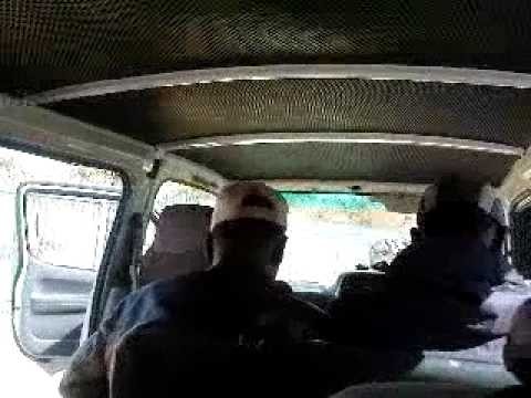 In the minibus leaving from Zimbabwe-Botswana border