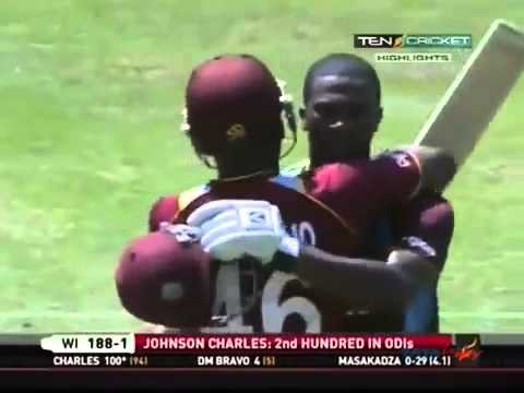 West Indies Vs Zimbabwe 1st ODI Match Highlights 22-2-2013 HD- West Indies 