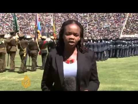 Online World News - Zimbabwe's Mugabe calls for peaceful elections
