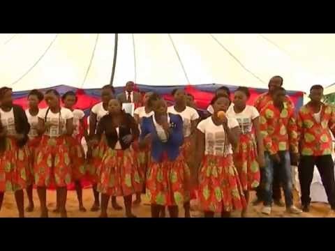 Lusaka UMC Praise Team singing at the Kitwe Crusade